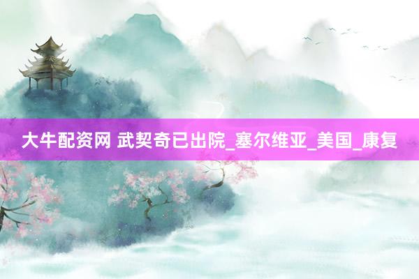 大牛配资网 武契奇已出院_塞尔维亚_美国_康复